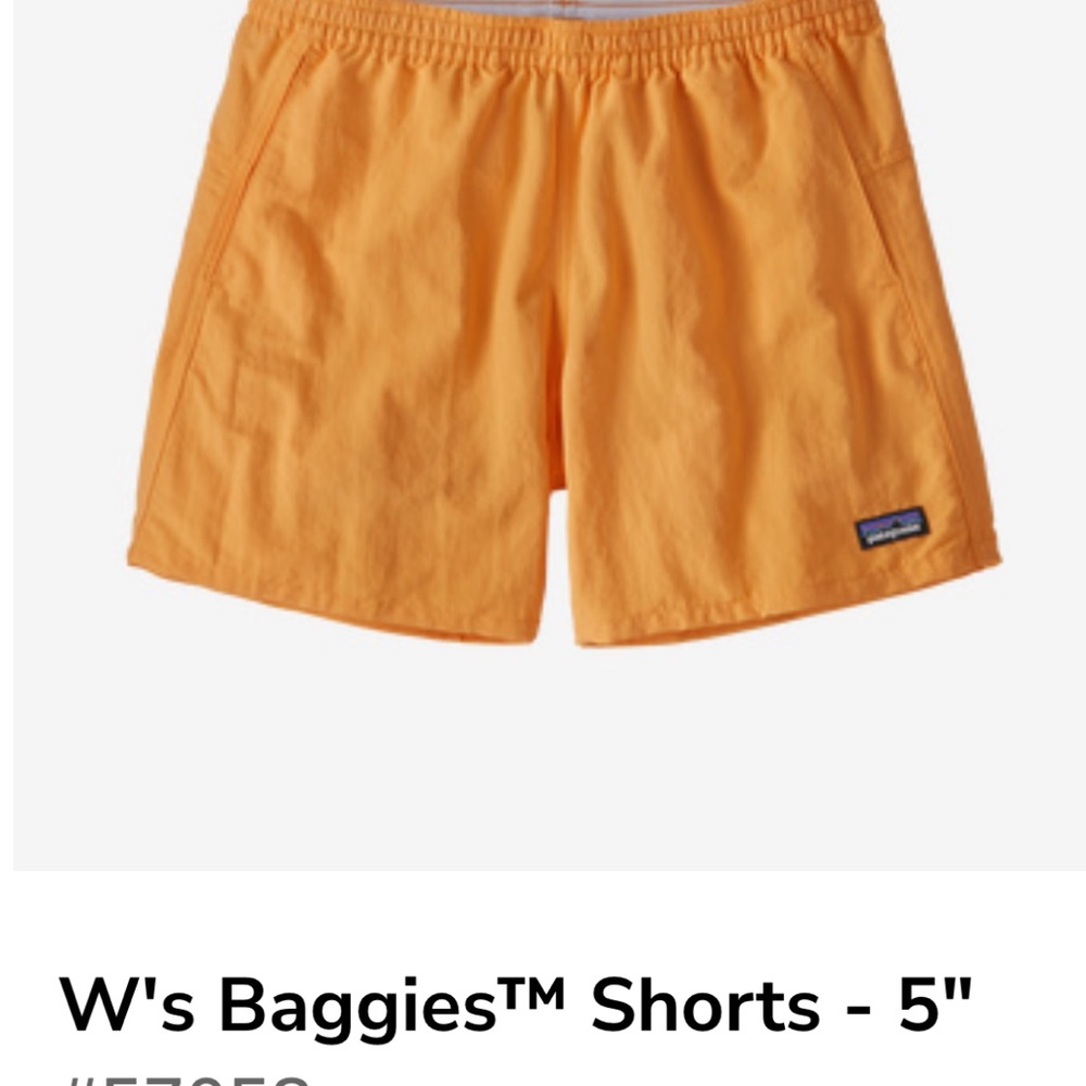 patagonia baggies saffron
